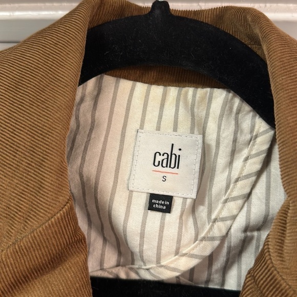CABI VINTAGE RARE Corduroy Journey jacket fingertip length front buttonspockets - Picture 3 of 12